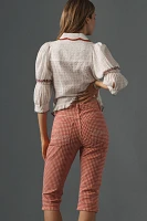 Damson Madder Capri Jeans
