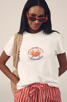Damson Madder Crabby Bow Shrunken Graphic Tee