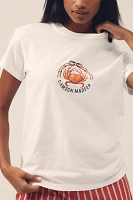 Damson Madder Crabby Bow Shrunken Graphic Tee
