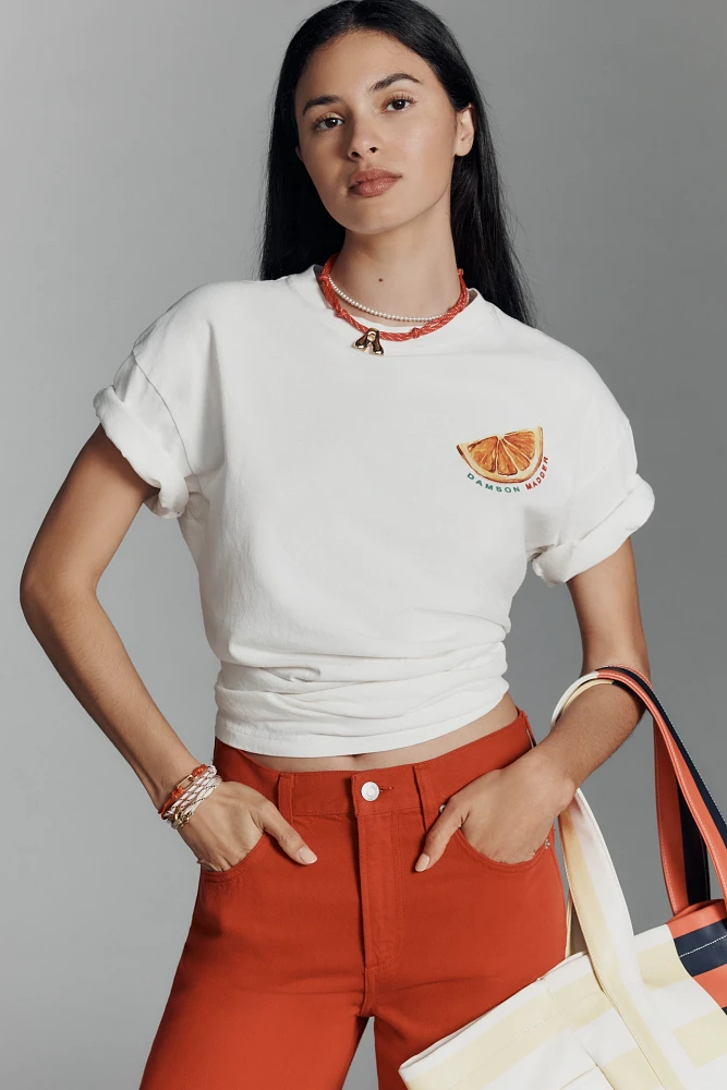 Damson Madder Spritz Boyfriend Graphic Tee