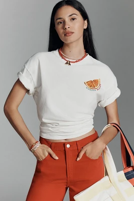 Damson Madder Spritz Boyfriend Graphic Tee