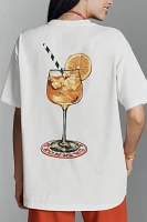 Damson Madder Spritz Boyfriend Graphic Tee