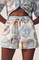 Damson Madder Printed Pull-On Shorts
