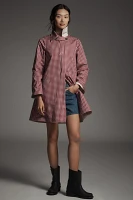Damson Madder Mercedes Bow Reversible Trench Coat
