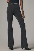 Good American Soft Sculpt Pull-On Flare Jeans