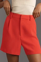 Good American Luxe Suiting Trouser Shorts