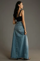 Good American Ease Denim Maxi Skirt