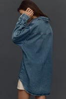 Good American Oversized Denim Buttondown Shirt