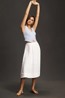 Good American Poplin Halter Vest