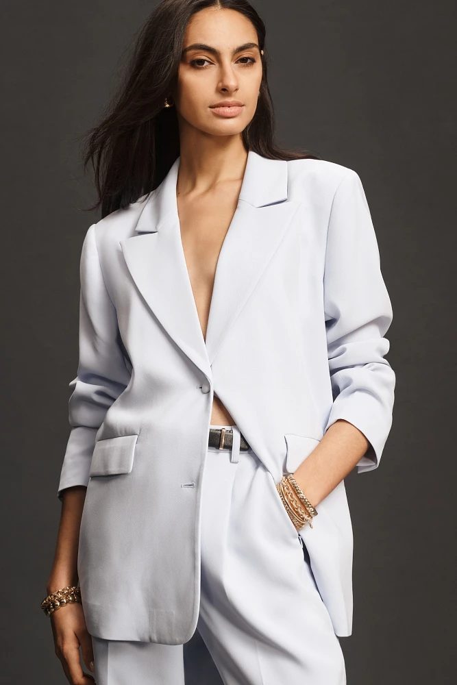 Good American Luxe Suiting Boyfriend Blazer