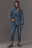 Good American Denim Uniform Shirt