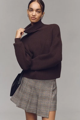 Good American Cozy Ribbed Turtleneck Sweater