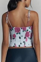 Good American Satin Bustier Top