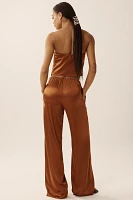 Good American Satin Pull-On Pants