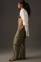 FRAME Wide-Leg Cargo Jeans