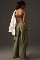 FRAME Wide-Leg Cargo Jeans