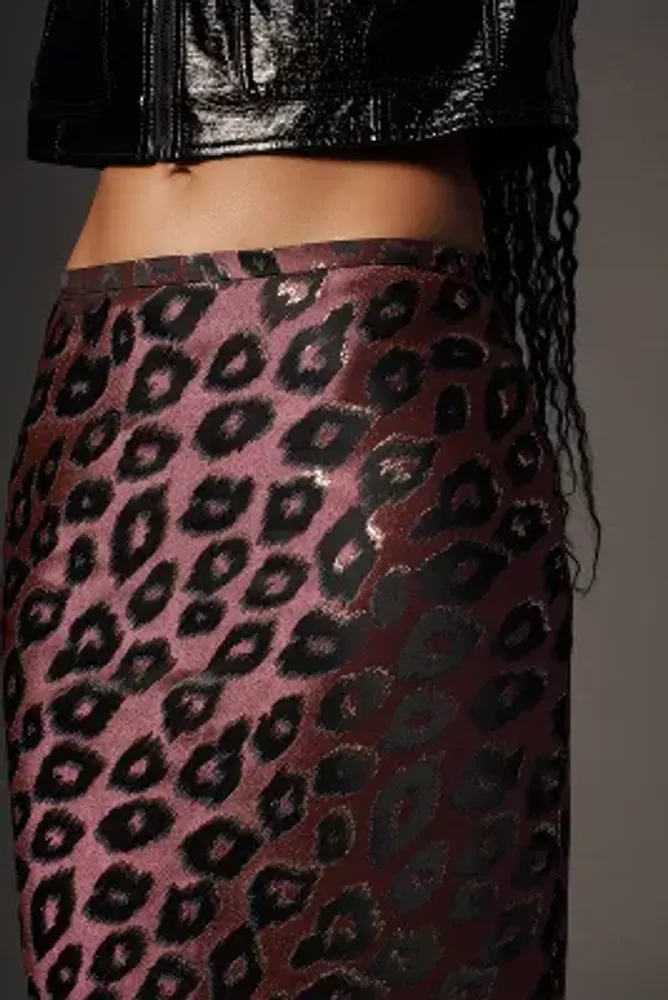 Le Superbe Leopard Spots Skirt