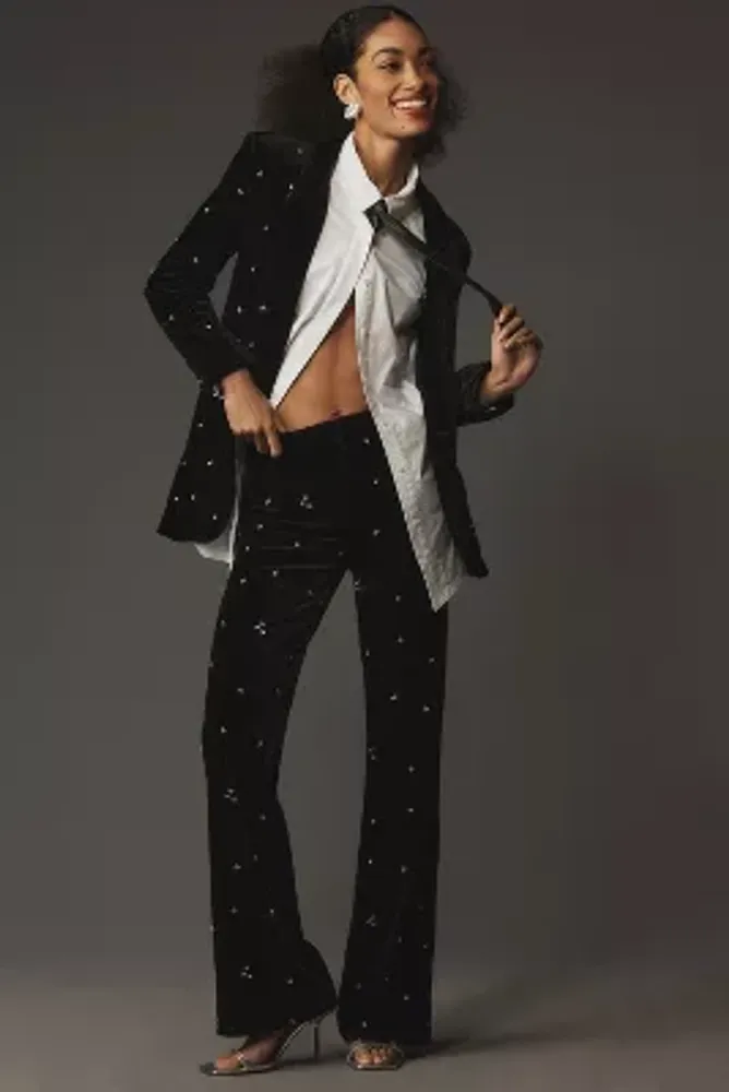 Le Superbe Bianca Studded Blazer