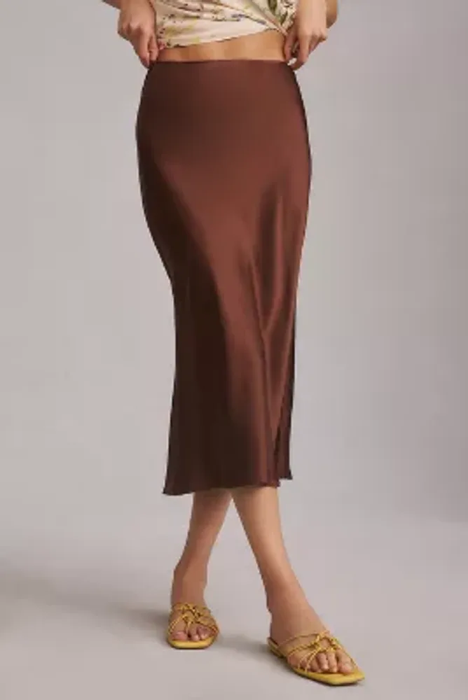 Reformation Pratt Silk Skirt