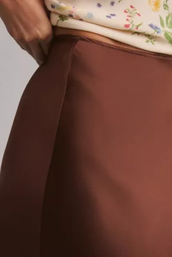 Reformation Pratt Silk Skirt