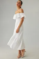 Reformation Baela Linen Dress