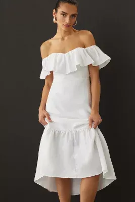 Reformation Baela Linen Dress