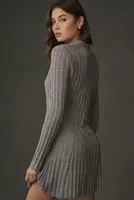 Reformation Walsh Cashmere Collared Mini Dress