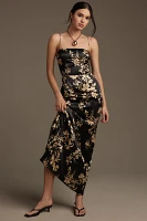 Reformation Frankie Silk Maxi Dress