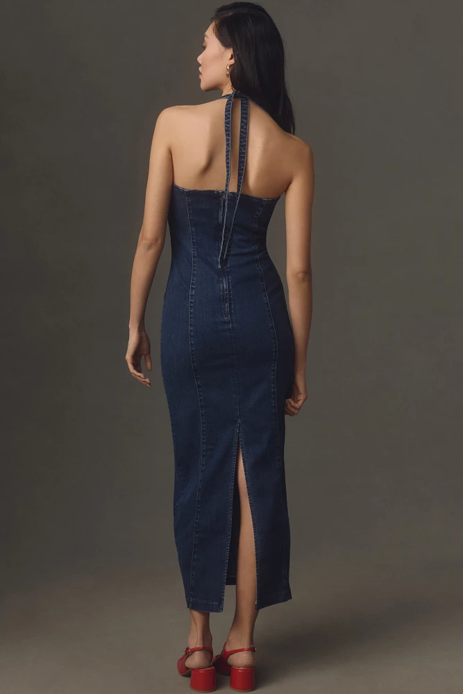 Reformation Evita Denim Dress