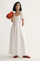 Reformation Davila Linen Midi Dress