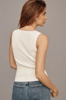 Reformation Nalini Cotton Sweater Tank