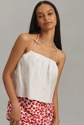 Reformation Addy Square-Neck Halter Top