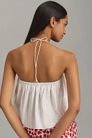 Reformation Addy Square-Neck Halter Top