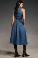 Reformation Ellison Denim Midi Dress