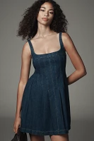 Reformation Violet Denim Mini Dress