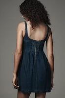 Reformation Violet Denim Mini Dress