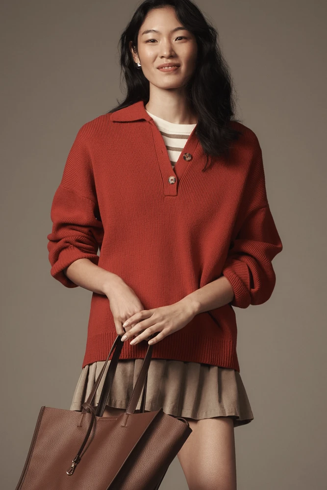 Reformation Brooklyn Polo Sweater