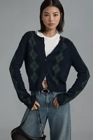 Reformation Clara Cashmere Crew Cardigan Sweater