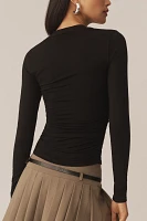 Reformation Laurel Knit Top