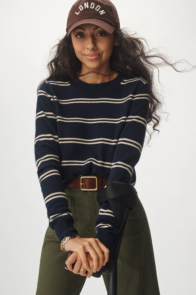 Reformation Dana Cashmere Crew Sweater