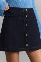 Reformation Amara High-Rise Denim Mini Skirt