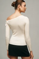 Reformation Lilou Merino Long-Sleeve Knit Top