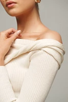 Reformation Lilou Merino Long-Sleeve Knit Top