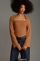 Reformation Chloe Knit Shrug & Tank Set