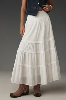 Reformation Tiered Midi Skirt