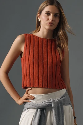 Reformation Callie Cotton Sweater Tank