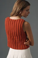 Reformation Callie Cotton Sweater Tank