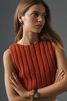Reformation Callie Cotton Sweater Tank