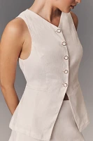 Reformation Aspen Linen Top