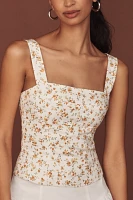 Reformation Darci Linen Top